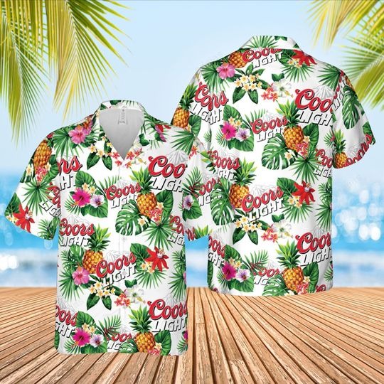 Coor lights Summer beach Hawaiian Shirt