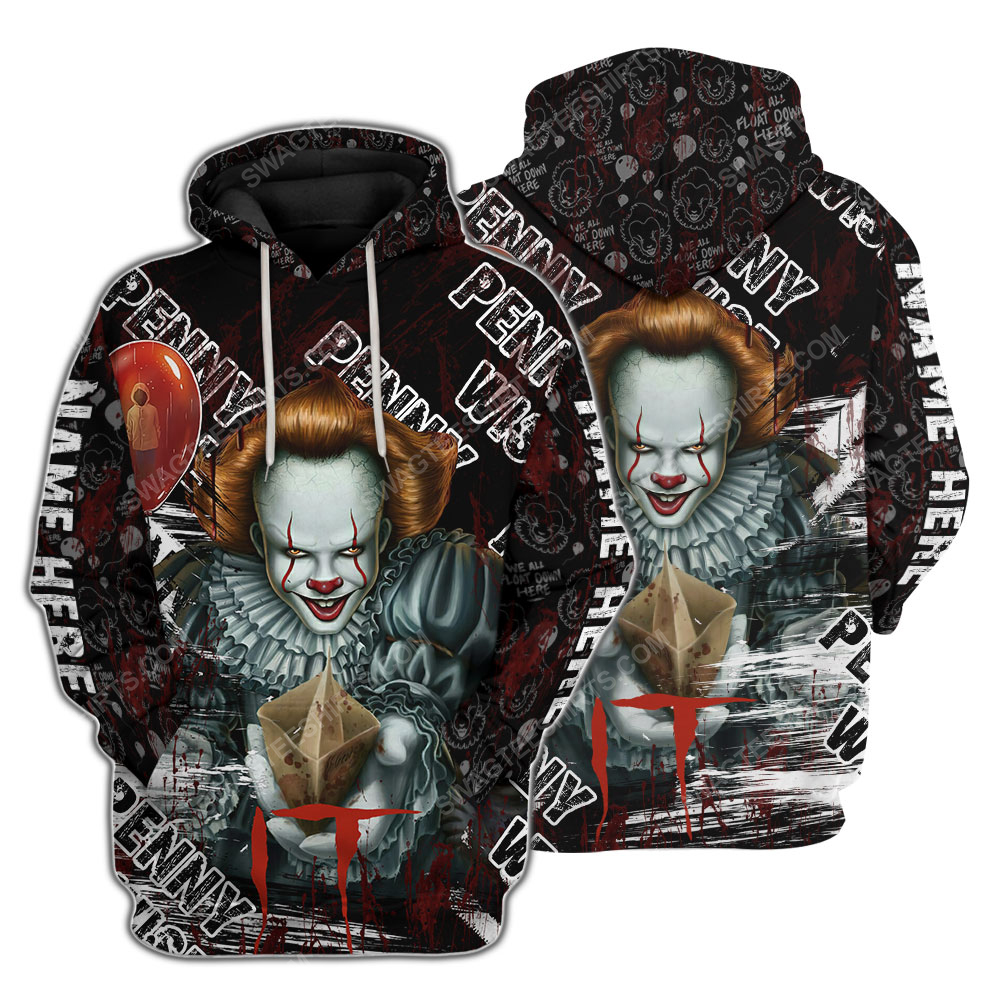 [special edition] Custom it pennywise horror movie for halloween night shirt – maria