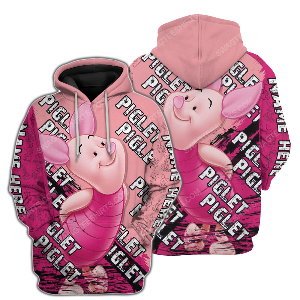 [special edition] Custom name winnie the pooh and piglet disney cartoon shirt – maria