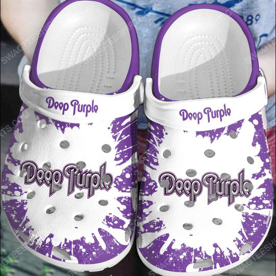 [special edition] Deep purple english rock band crocs crocband clog  – maria