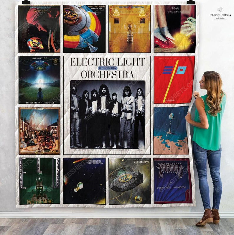 [special edition] Electric light orchestra albums cover rock band all over print quilt – maria