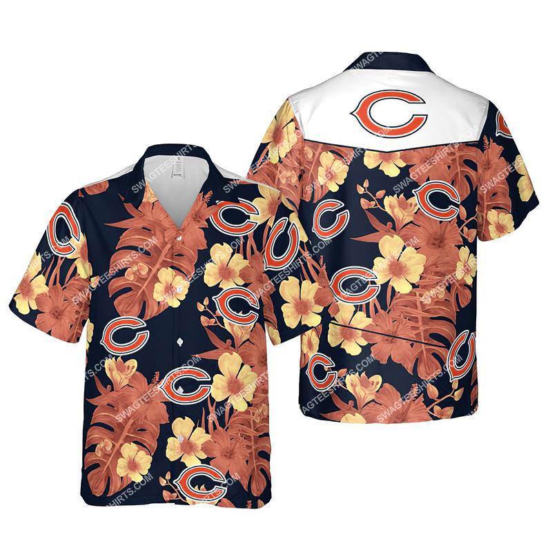 [special edition] Floral chicago bears nfl summer vacation hawaiian shirt
