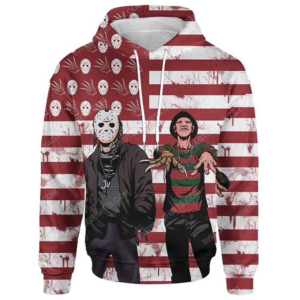 [special edition] Freddy krueger and jason voorhees for halloween day shirt – maria