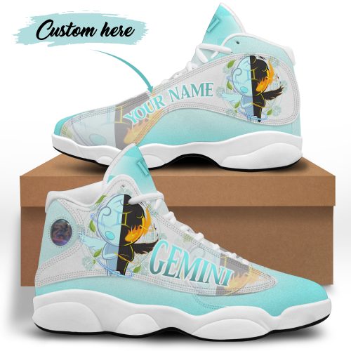 Gemini custom name Air Jordan 13 Sneaker Shoes -BBS