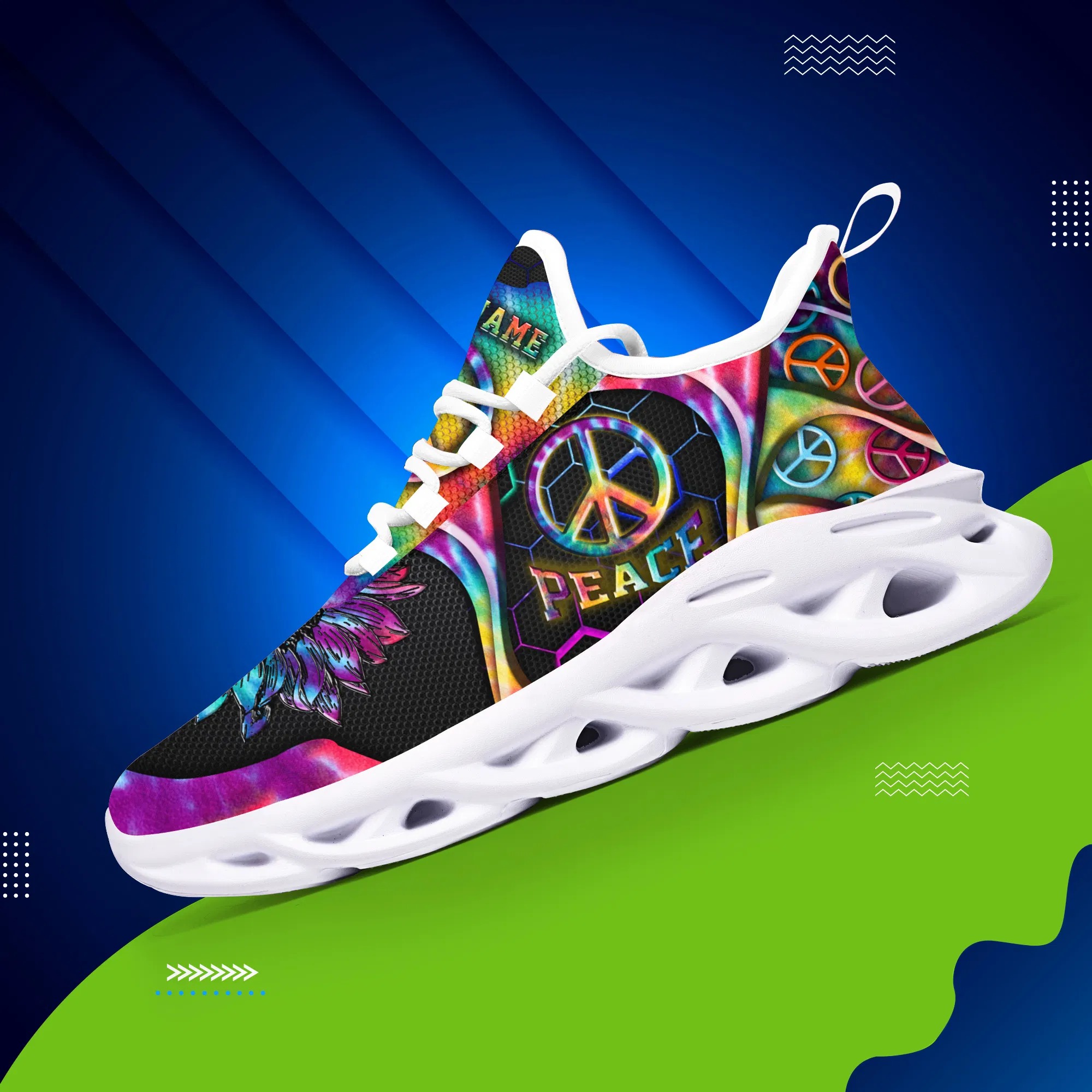 Hippie Clunky Custom Your Name Sneakers 2