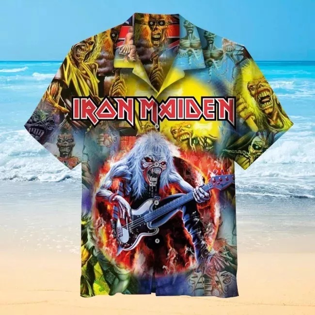 Iron Maiden Vintage Hawaiian Shirt