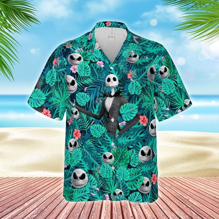Jack skellington hawaiian shirt