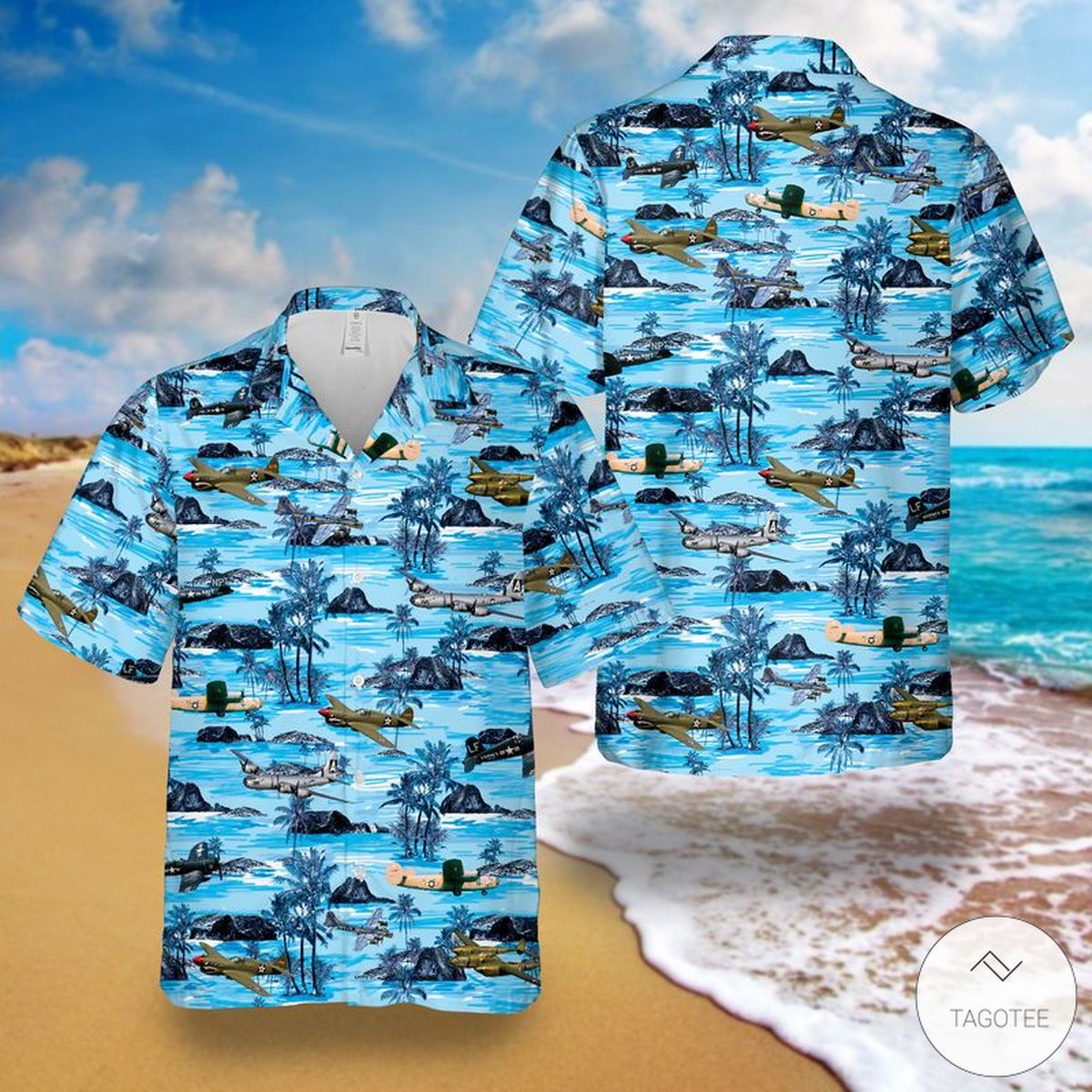 King Bombers Aircraft Of The Sky Hawaiian Shirt Beach Shorts
