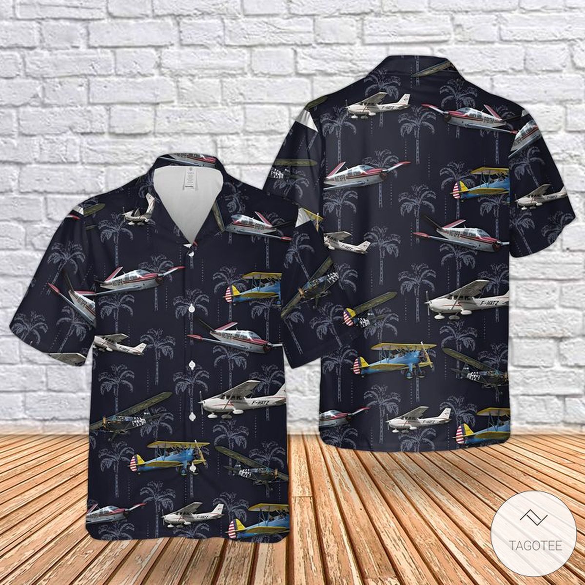 Light Aircraft Hawaiian Shirt Beach Shorts