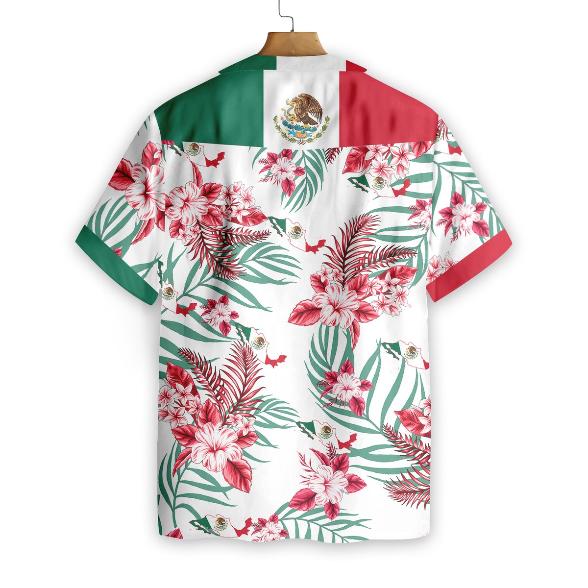Mexico proud hawaiian shirt Back