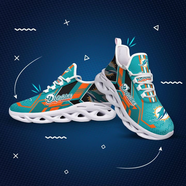 Miami dolphins nfl max soul clunky shoes 2