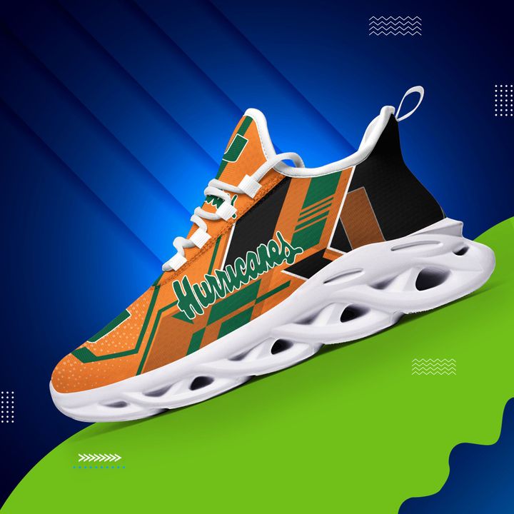 Miami hurricanes  max soul clunky shoes  – LIMITED EDITION