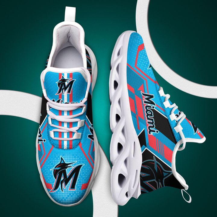 Miami marlins mlb max soul clunky shoes 4