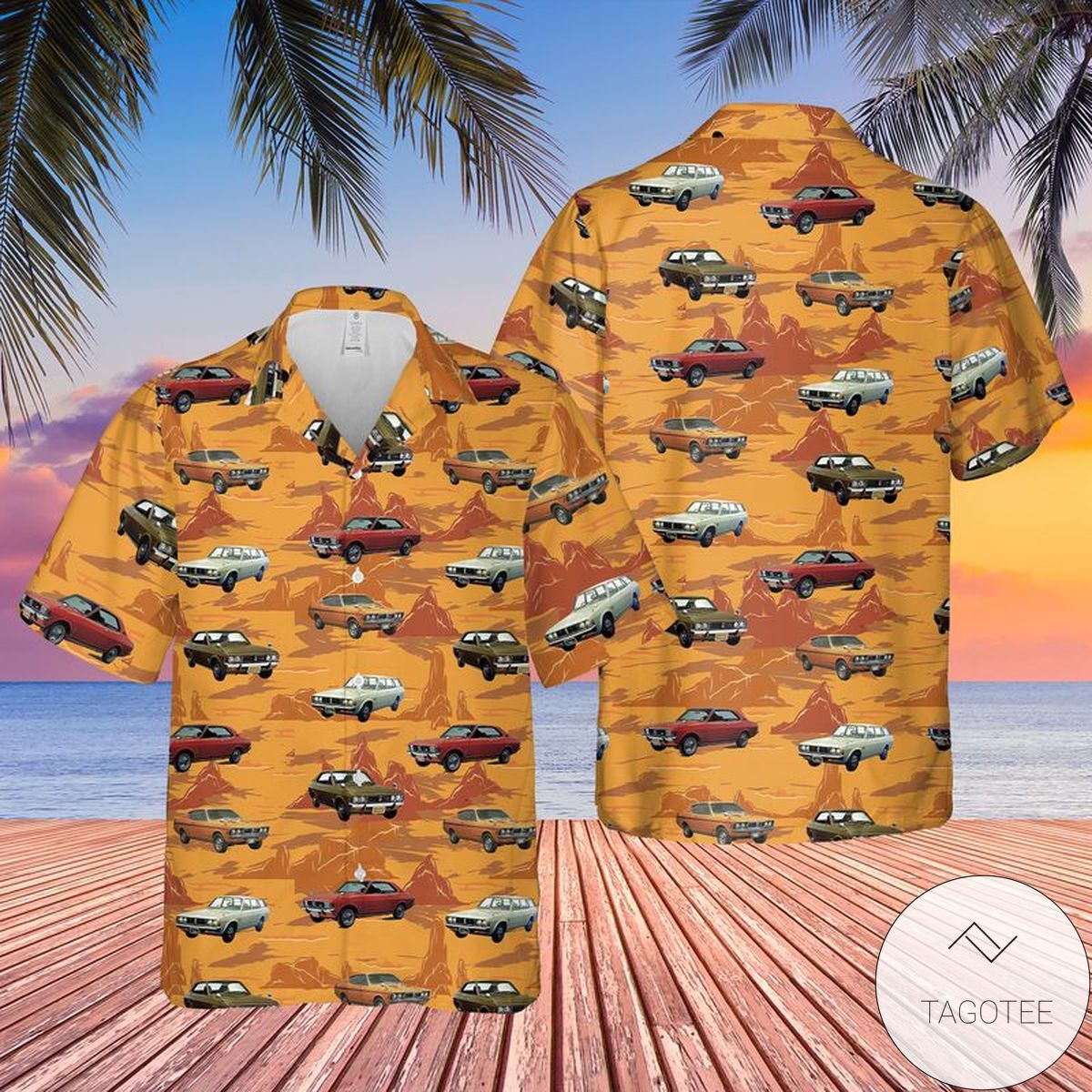 Mitsubishi Galant Hawaiian Shirt, Beach Shorts – TAGOTEE