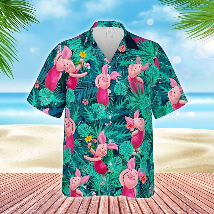 Piglet hawaiian shirt