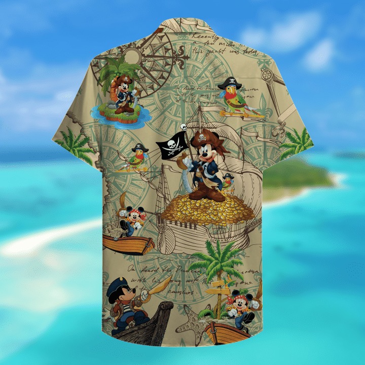 Pirate Mickey Unisex Hawaiian Shirt 2