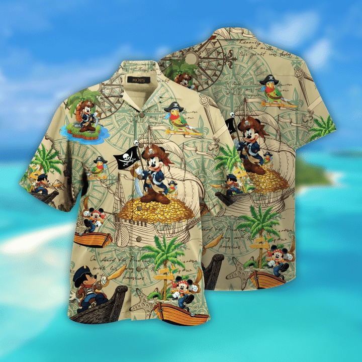 Pirate Mickey Unisex Hawaiian Shirt – Dnstyles 260721