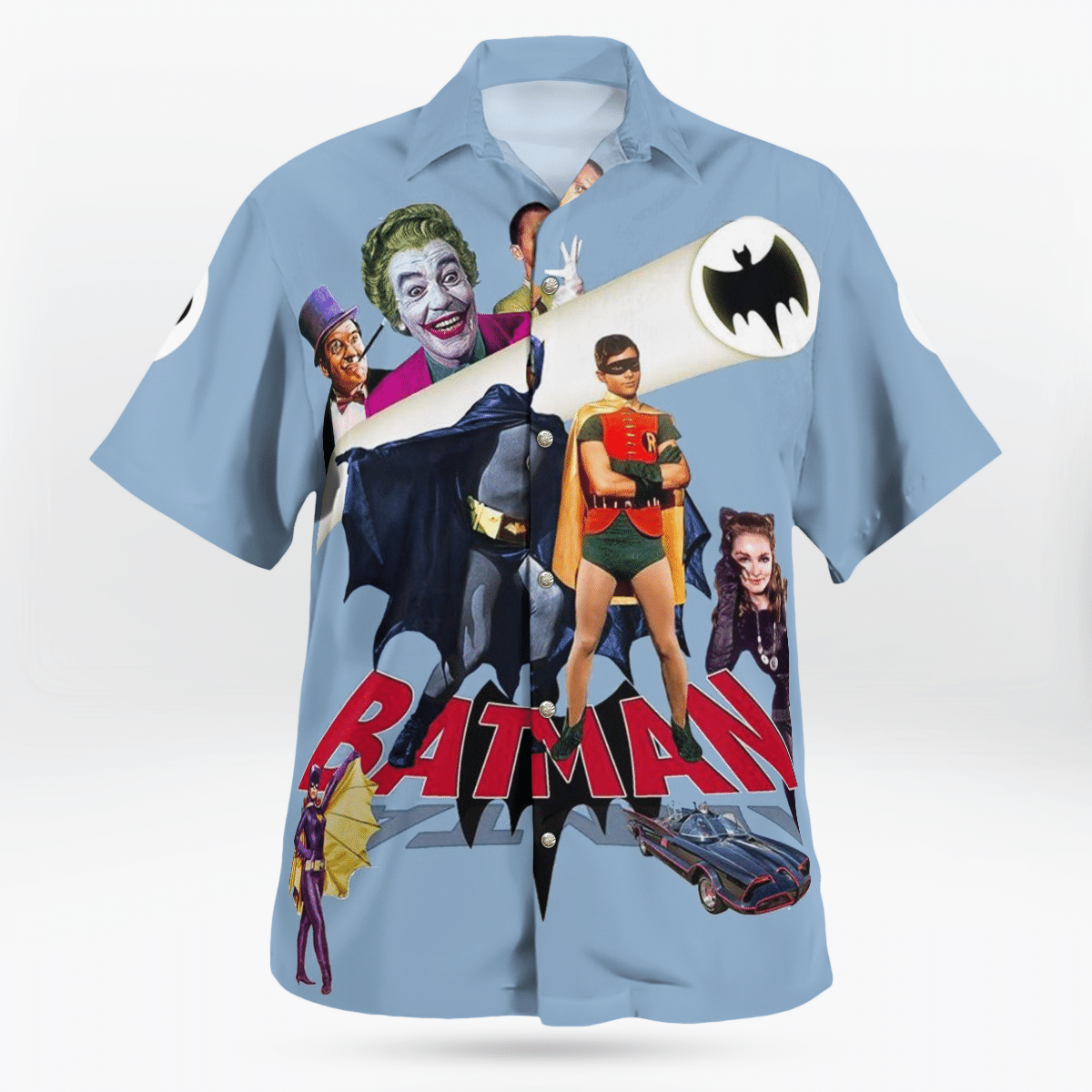 Robin batman catwoman tv series hawaiian shirt 1