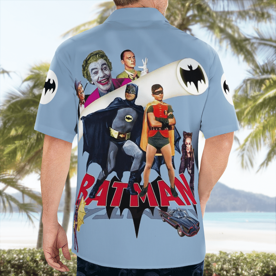 Robin batman catwoman tv series hawaiian shirt 3