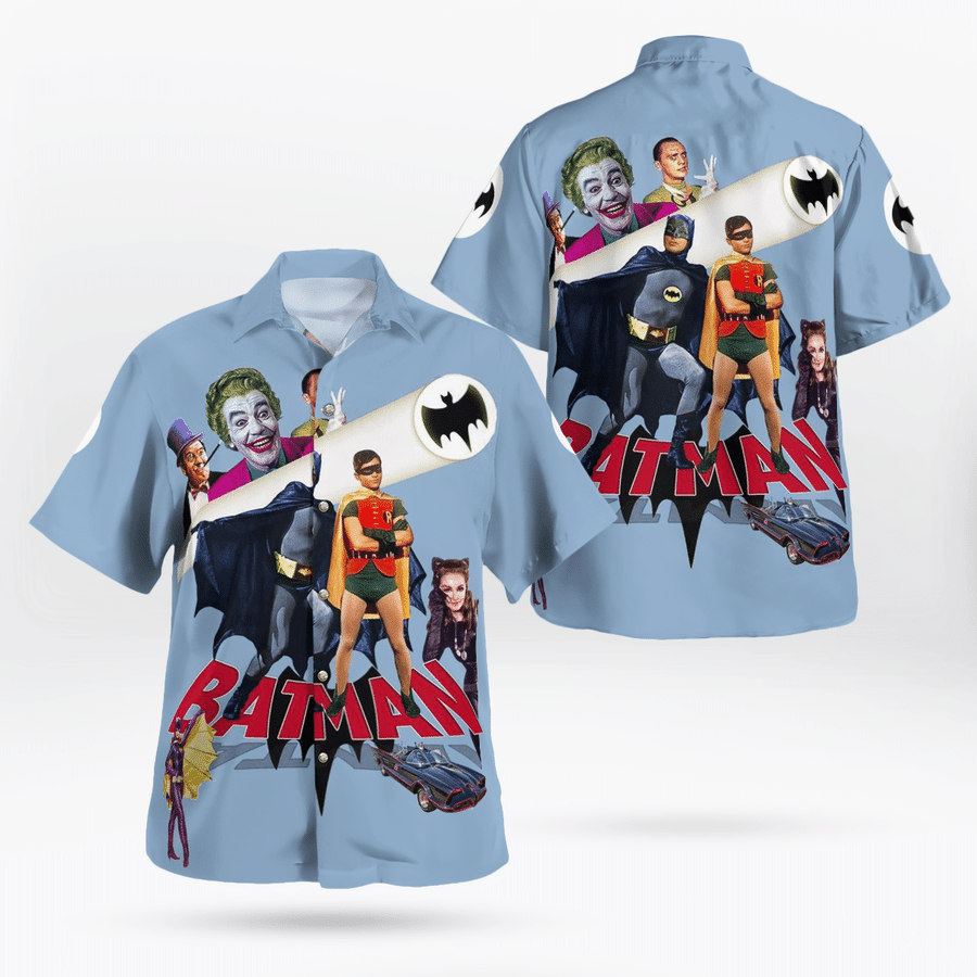 Robin batman catwoman tv series hawaiian shirt