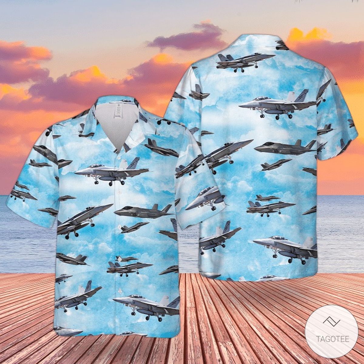 Royal Australian Air Force Air Combat Hawaiian Shirt