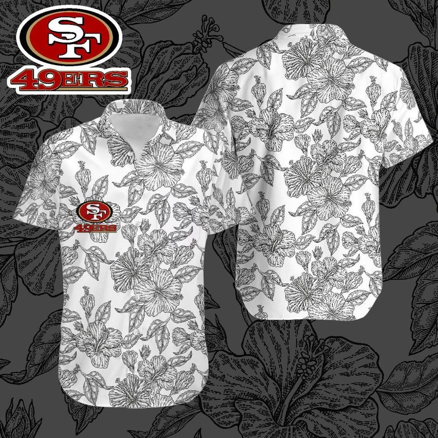 San francisco 49ers nfl football hawaiian shirt
