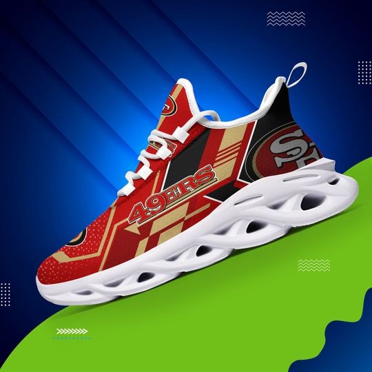 San francisco 49ers nfl max soul clunky shoes