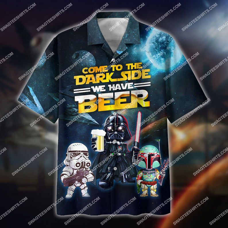 Star wars come to the dark side we have beer hawaiian shirt 1