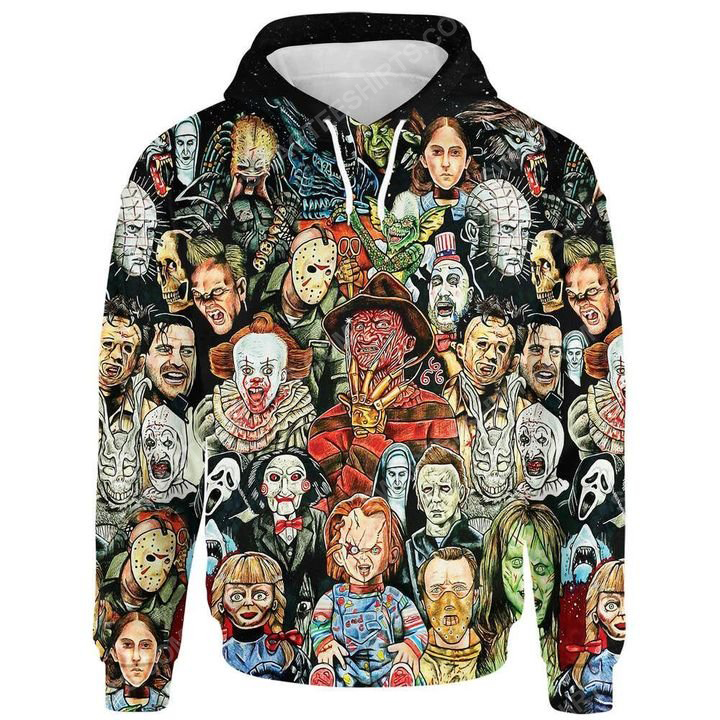 [special edition] The horror movie villains for halloween night shirt – maria