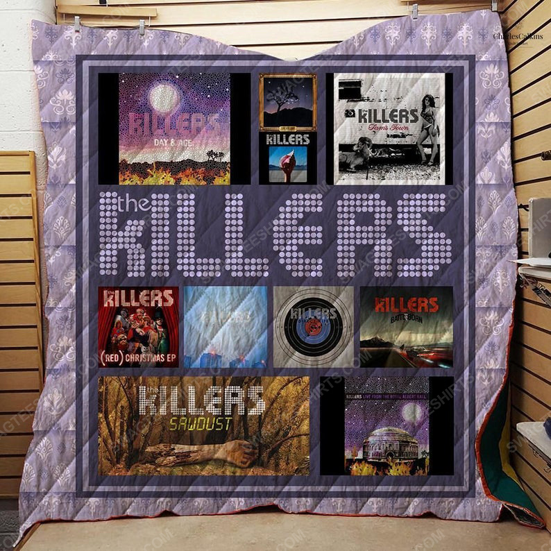 The killers albums cover rock band all over print quilt 1