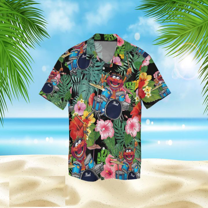 The muppets drummer pearl hawaiian shirt