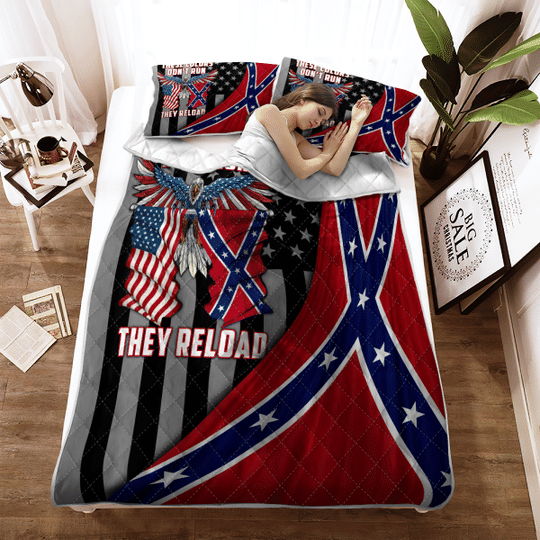 These colors don't run they reload Quilt bedding set1