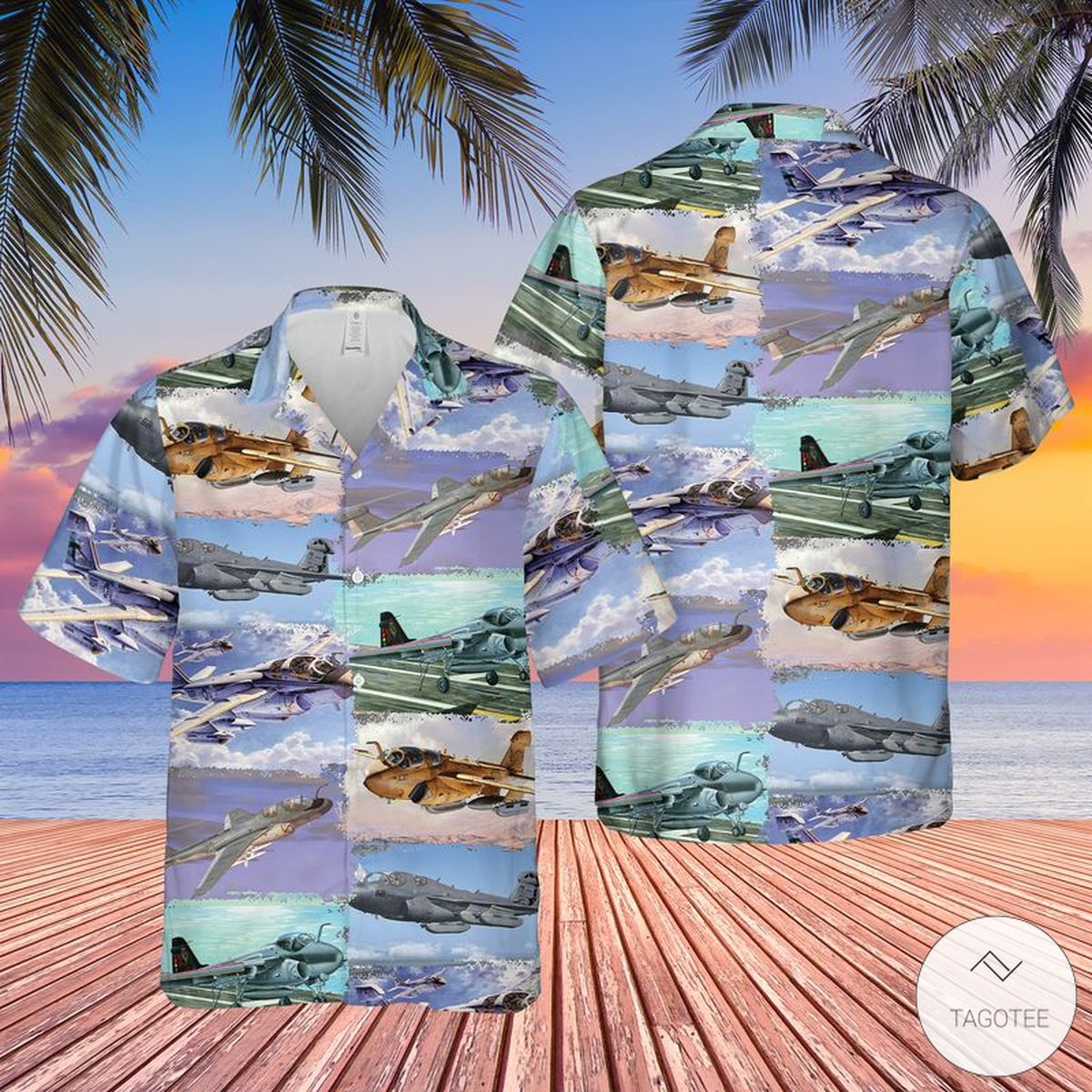US Navy Northrop Grumman EA-6B Prowler Hawaiian Shirt, Beach Shorts – TAGOTEE