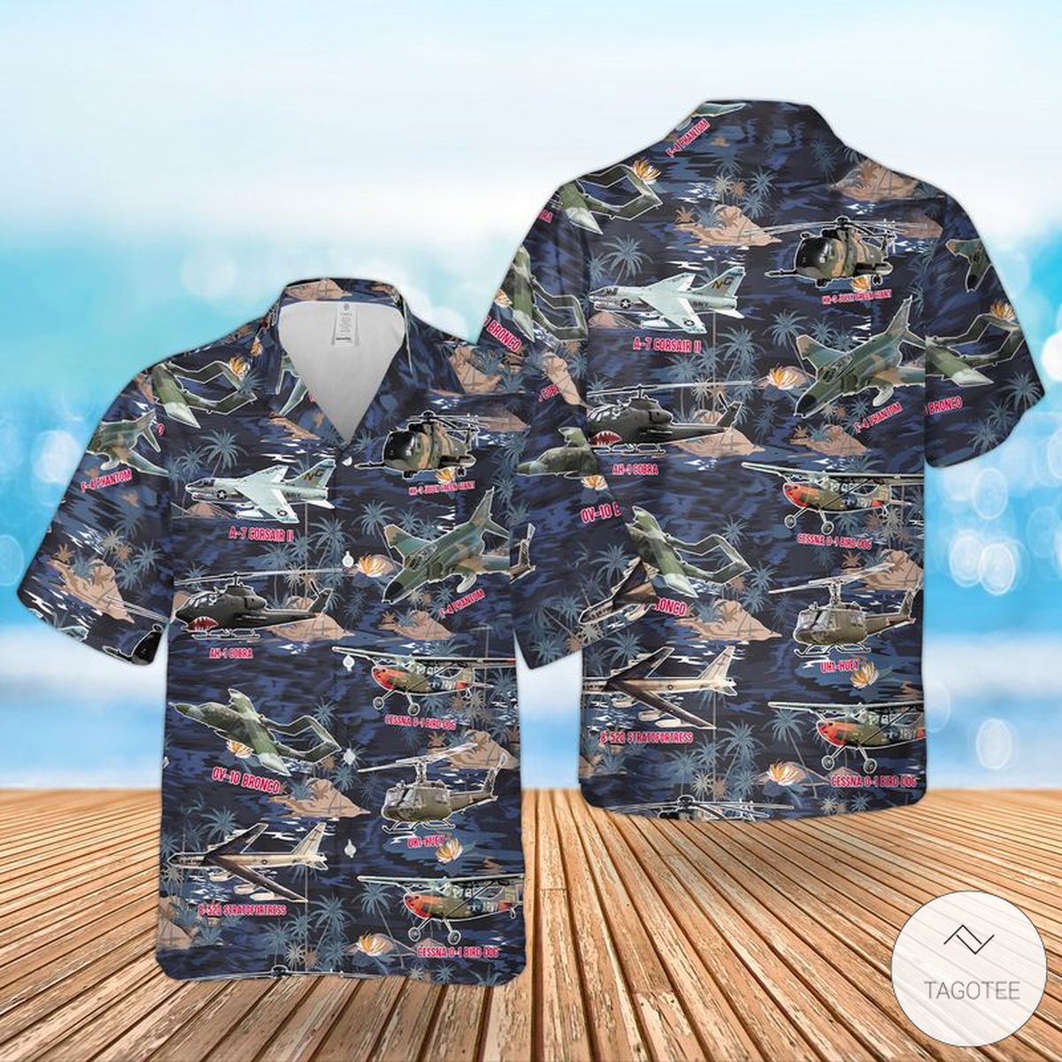 Vietnam War Airplanes And Helicopters Hawaiian Shirt – TAGOTEE