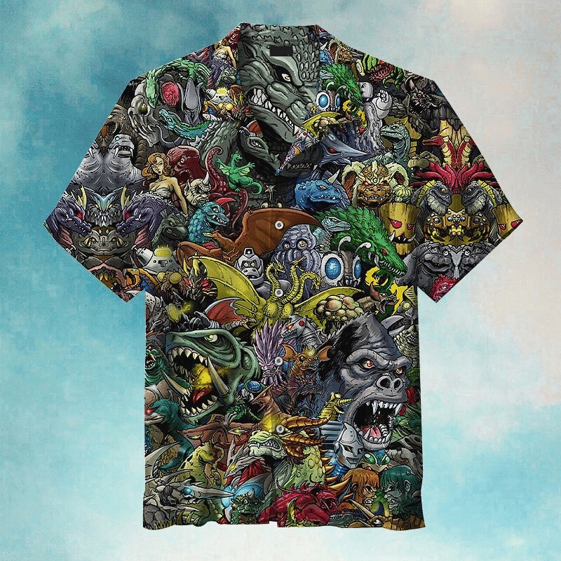 Welcome To The World Of Godzilla Hawaiian Shirt  – BBS