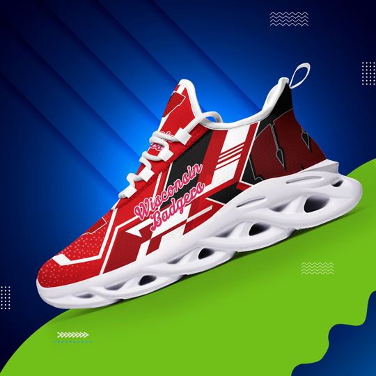 Wisconsin badgers max soul clunky shoes