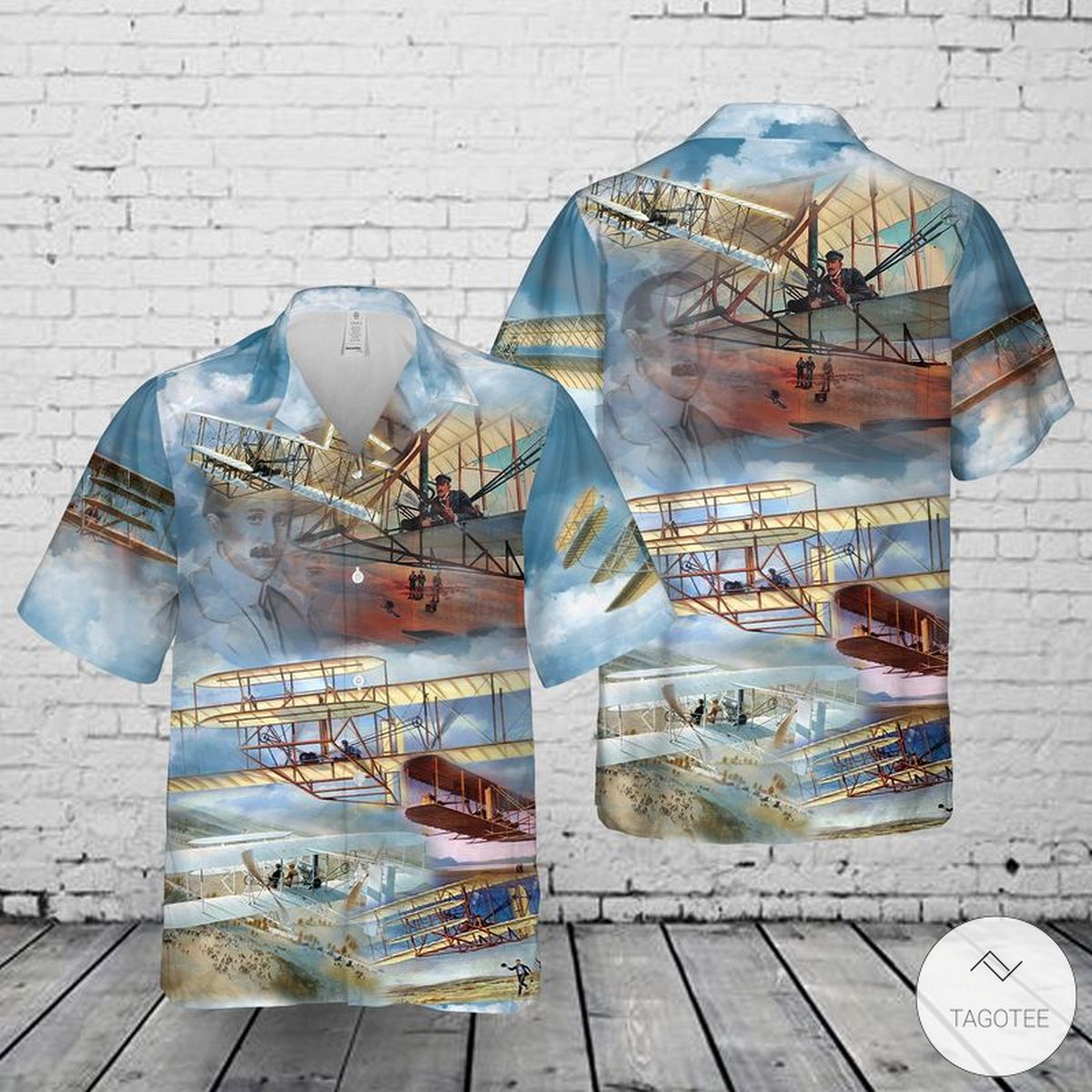 Wright Flyer Hawaiian Shirt