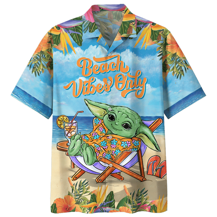 Yoda beach vibes only hawaiian shirt – LIMITED EDITION