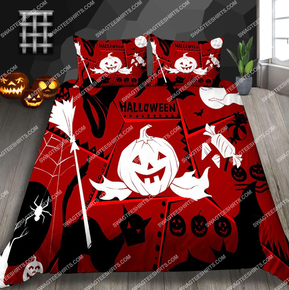 [special edition] The happy halloween night full printing bedding set – maria