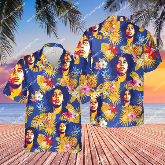 [special edition] Tropical bob marley all over print hawaiian shirt – maria