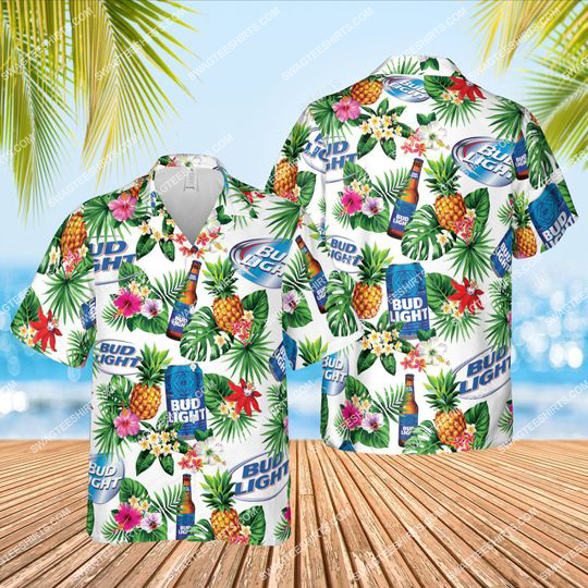 [special edition] Tropical bud light beer all over print hawaiian shirt – maria