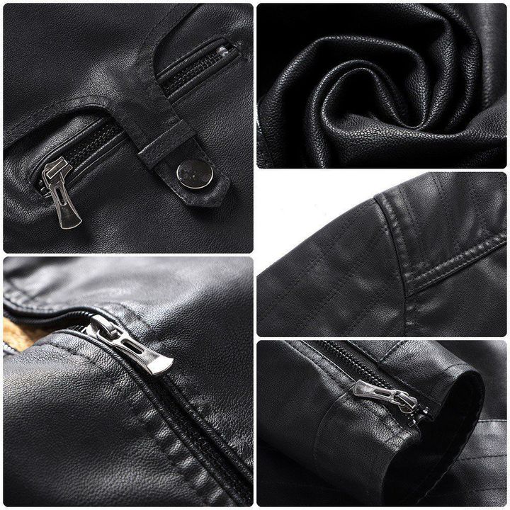 1-Acura fleece leather jacket (2)