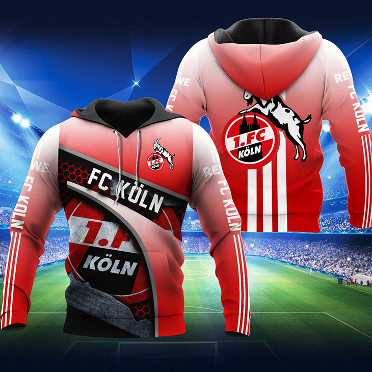 FC Koln 3d all over print Hoodie – LIMITED EDITION