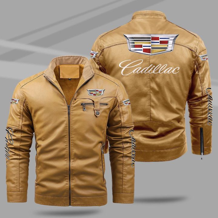 11-Cadillac fleece leather jacket (2)