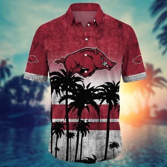 14-Arkansas Razorbacks NCAA2 Hawaiian Shirt And Short (2)
