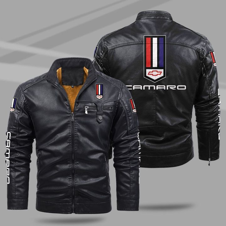 Chevrolet Camaro fleece leather jacket – BBS
