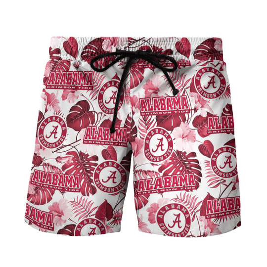 2-Alabama Crimson Tide Hawaiian Shirt And Short (2)