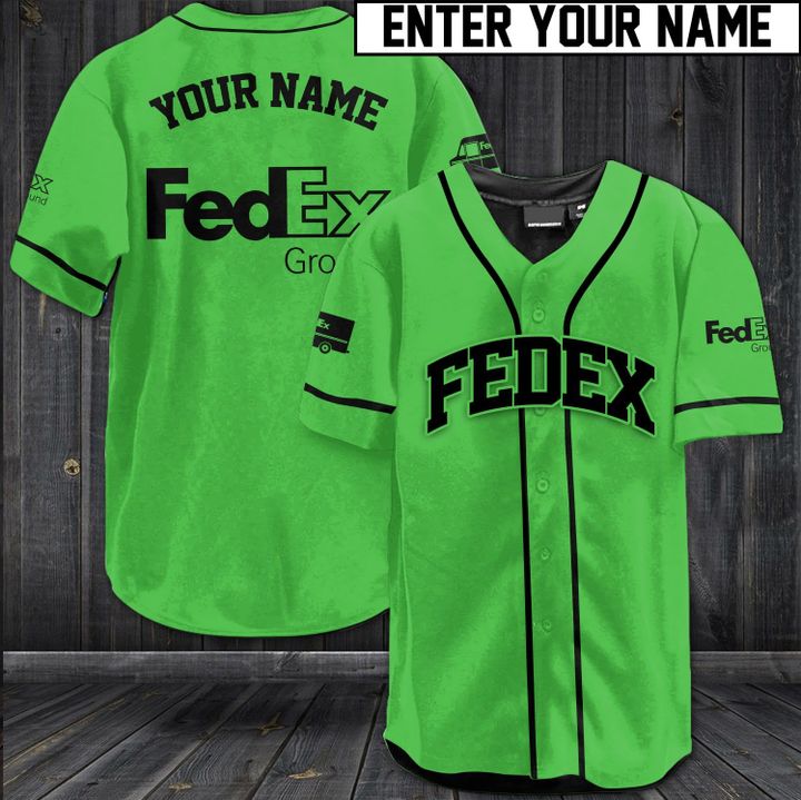 Fedex Custom Name Baseball Jersey – BBS
