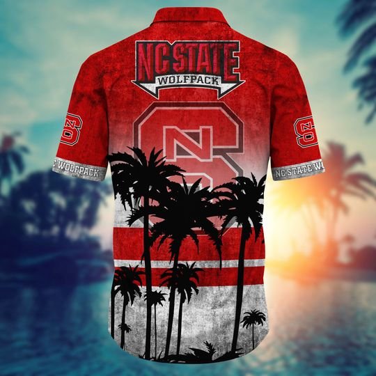 2-NC State Wolfpack NCAA hawaiian shirt and short (3)