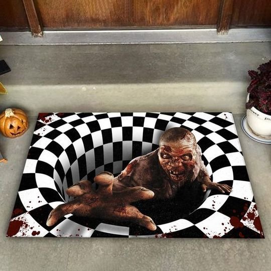 2-Zombie Illusion Doormat (2)